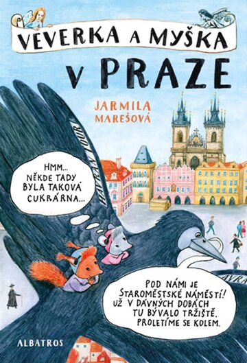 Obálka knihy Veverka a Myška v Praze