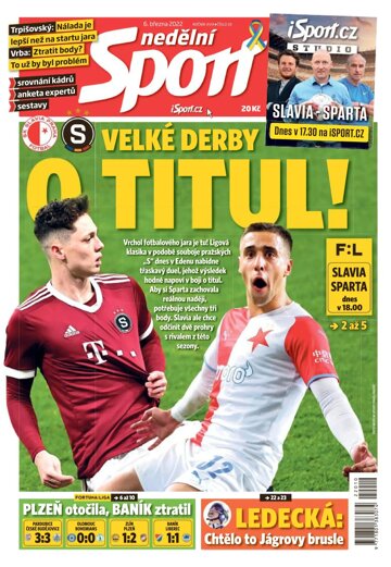 Obálka e-magazínu Nedělní Sport 6.3.2022