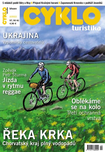 Obálka e-magazínu Cykloturistika 2/2022