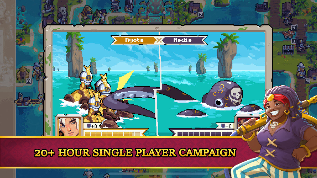 Wargroove 2 dorazili na mobily. Taktická strategie v kapesním vydání toho nabízí hodně
