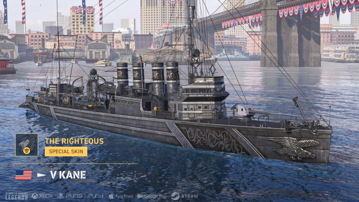 World of Warships: Legends slaví 250 let USA novými koráby a pokročilým radarem