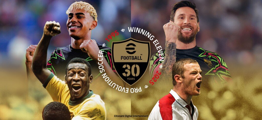 U příležitosti 30. výročí dostává eFootball velkou aktualizaci