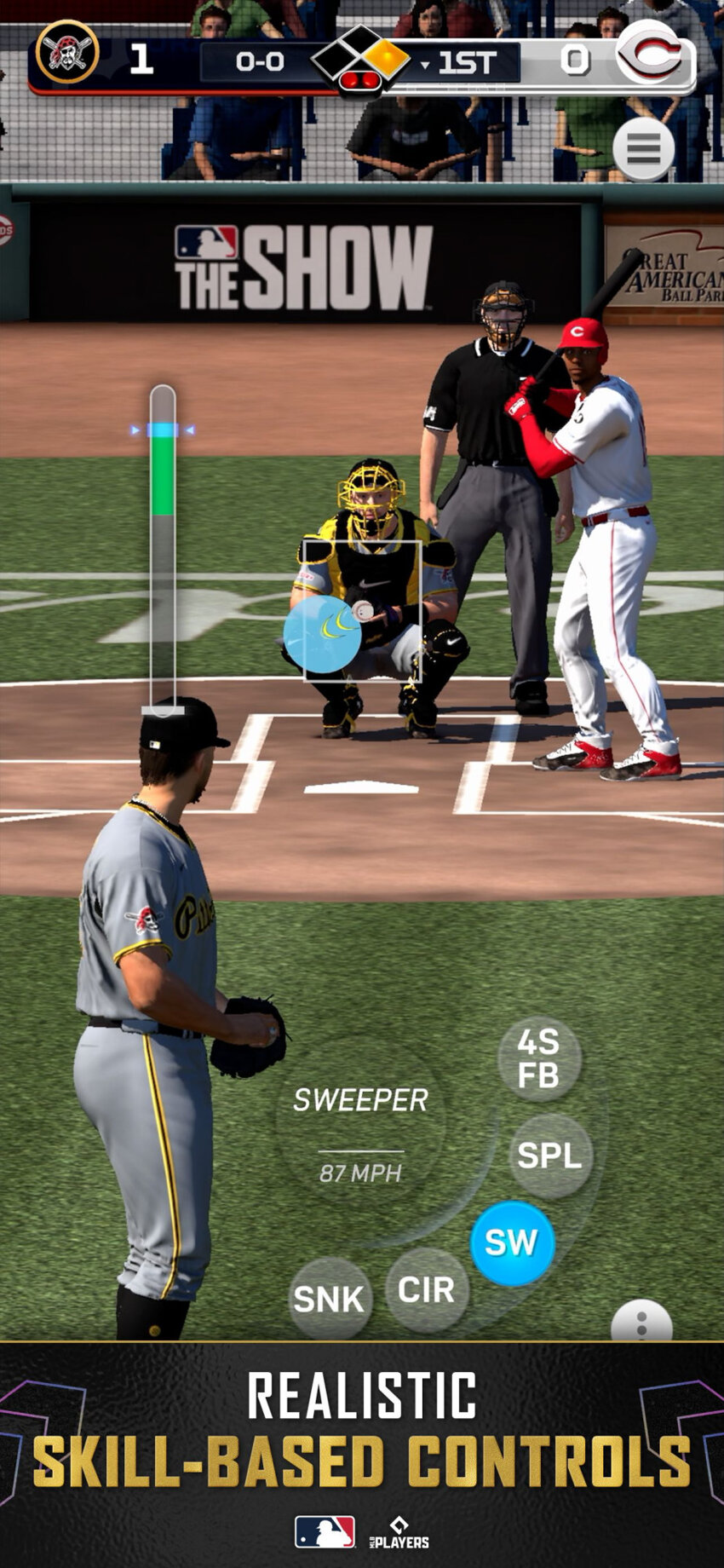 Na mobilech vyšla plnohodnotná basebalová hra MLB The Show Mobile