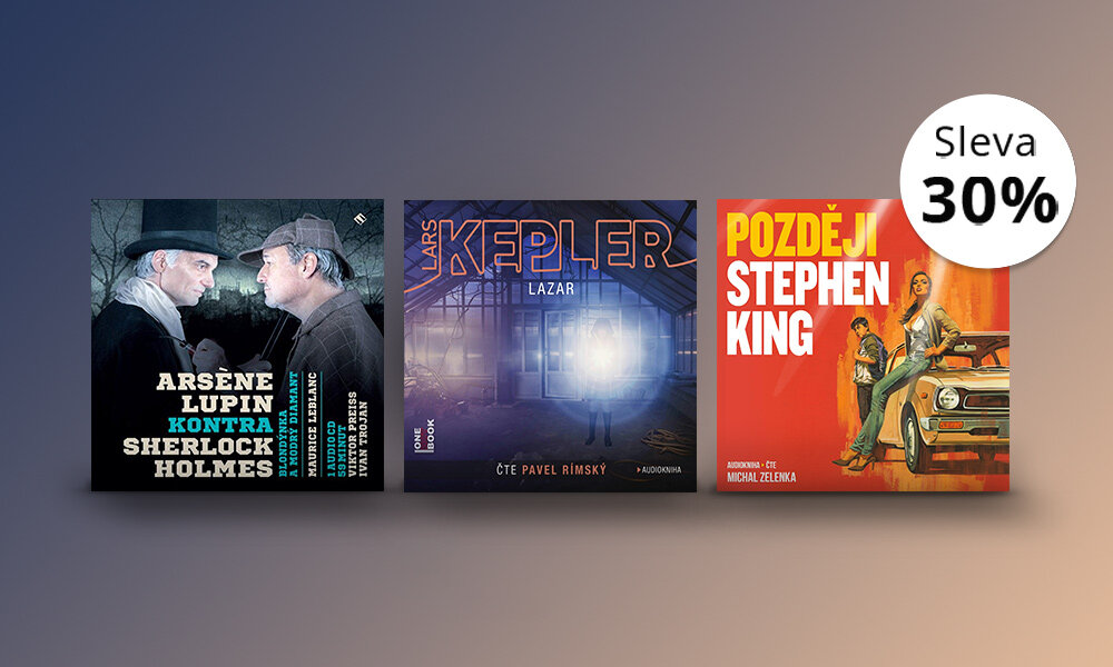 Sedmilhářky, Nesbø i King. Nová várka audioknih se slevou 30 %