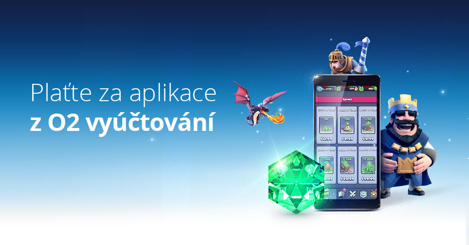 Nechcete v Google Play zadávat citlivé údaje o své kartě? Plaťte za aplikace z O2 vyúčtování!