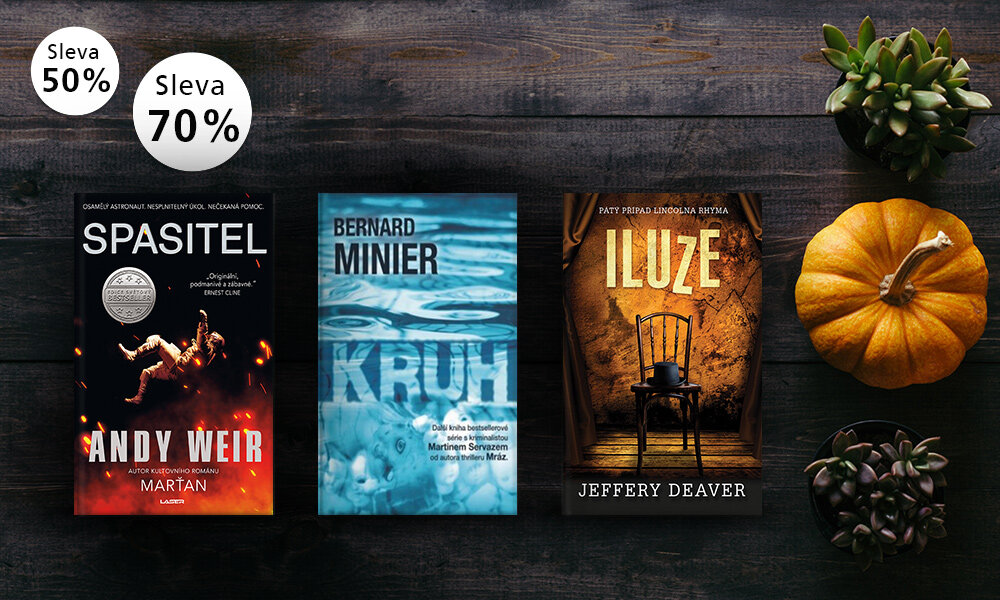 Listopadové slevobraní s e-knihami Ulovte si thrillery, humor i romány se slevou 70 %