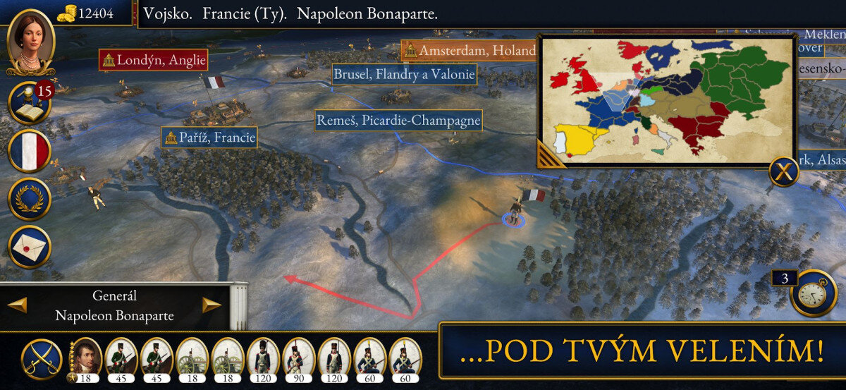 Total War: NAPOLEON dorazil na mobily. Kompletní strategická klasika je v češtině