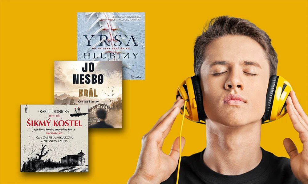Zima, tma a napětí v uších: výběr audioknih se slevou 30 %