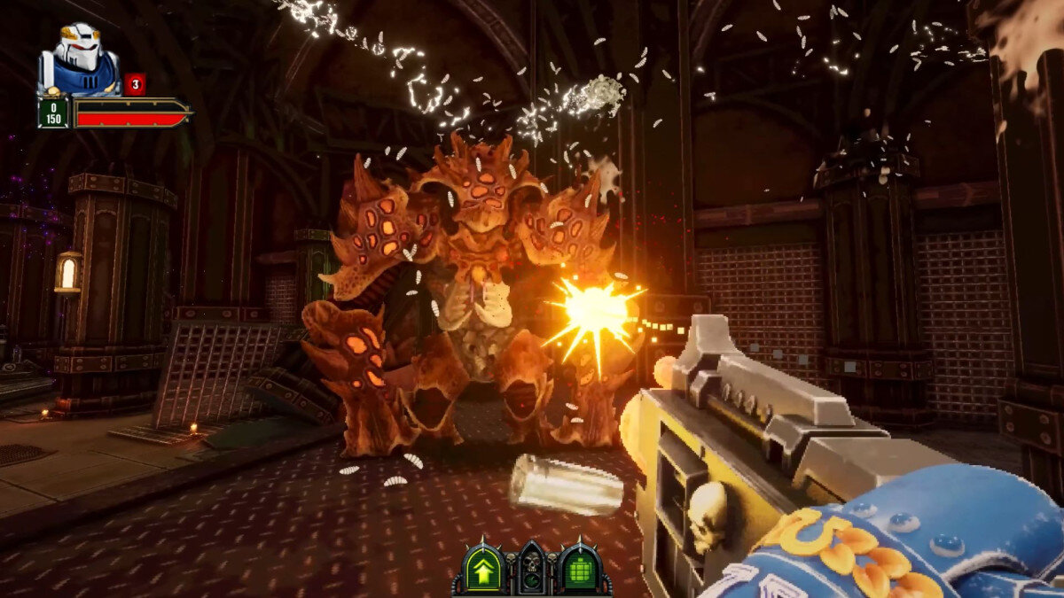 Čistá retro brutalita v kapse. Na mobily se řítí parádní Warhammer 40,000: Boltgun