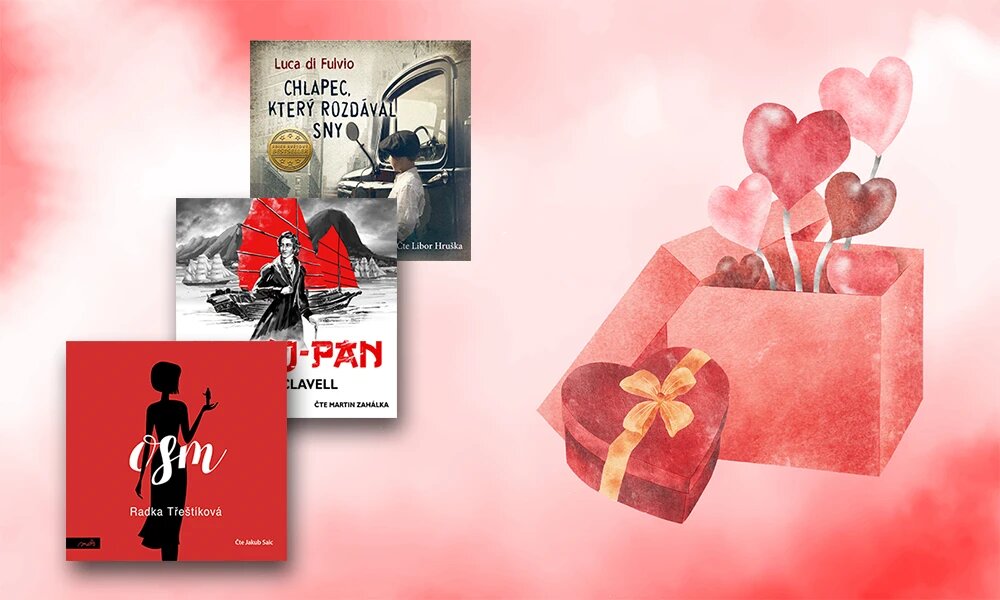 🎧 Romantika do uší: 30% sleva na audioknihy (jen do 14. 2.)