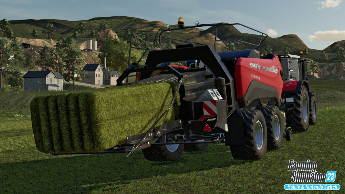 Farming Simulator 23 ukazuje různorodé stroje, včetně Zetoru
