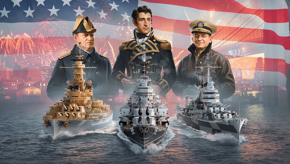 World of Warships: Legends slaví 250 let USA novými koráby a pokročilým radarem