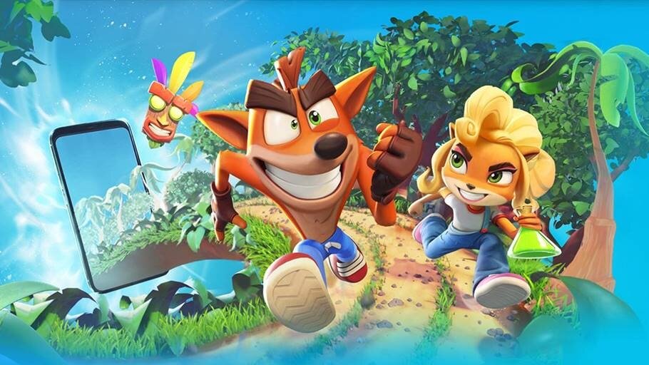 Crash Bandicoot se přiřítil na mobily