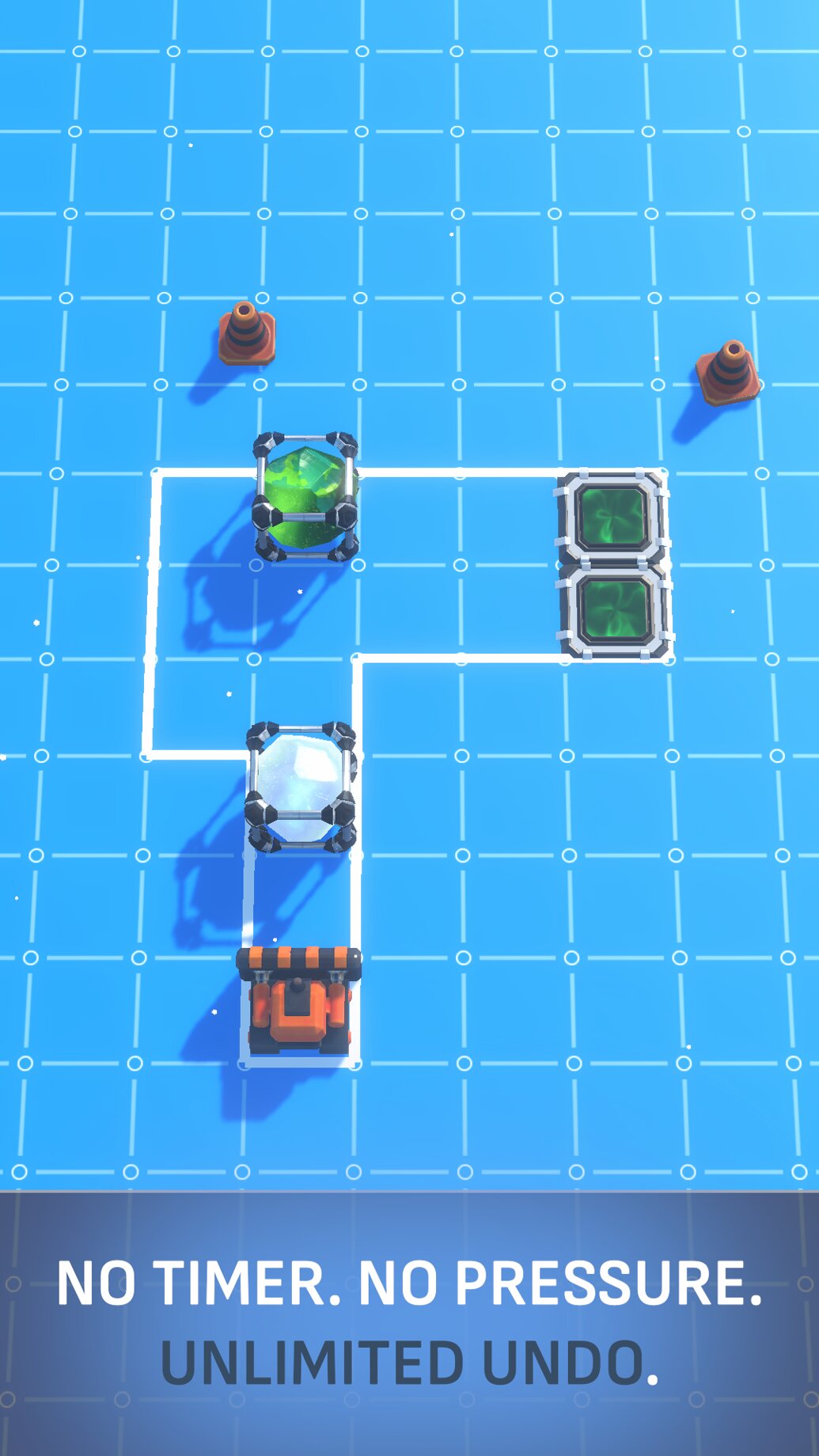 Ice Bot je logická hra bez časomíry a dalších rušivých elementů