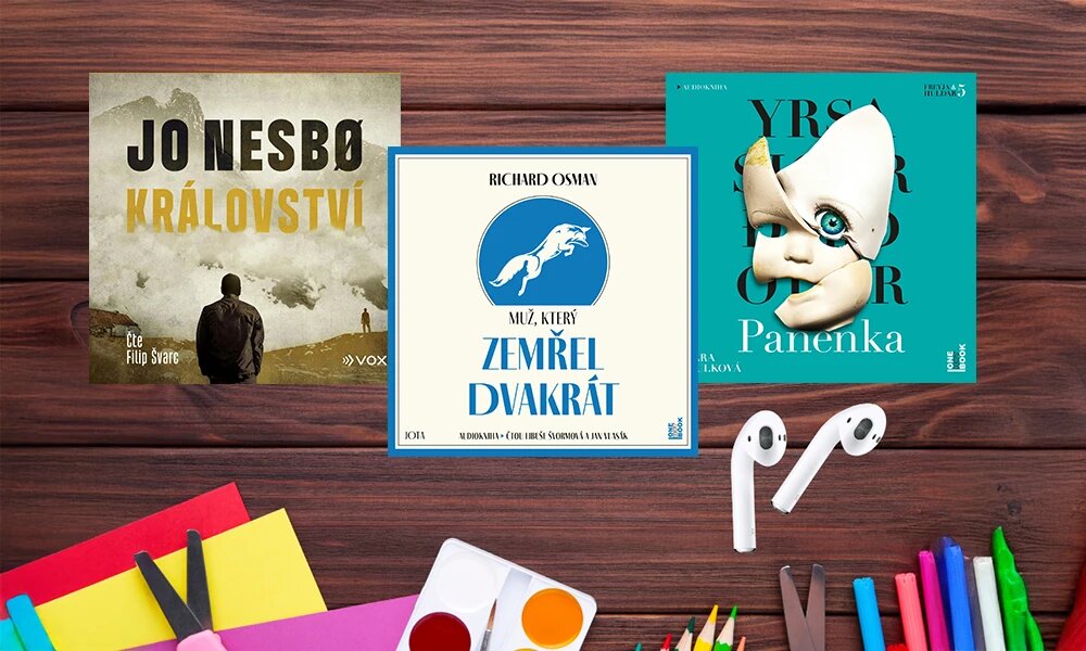 🎧 Nesbø, Vondruška, Sigurðardóttir. Užijte si audioknihy se slevou až 50 %