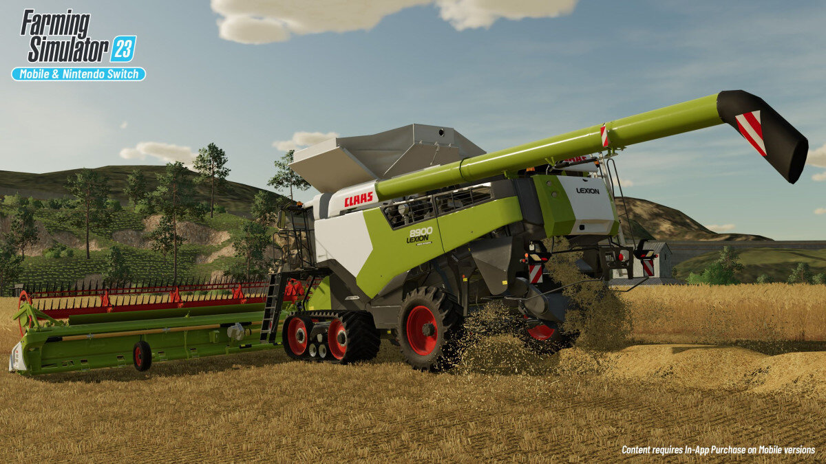 Farming Simulator 23 ukazuje různorodé stroje, včetně Zetoru