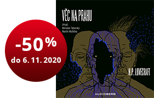 King, Bradbury, Karika.  Dotvořte si halloweenskou atmosféru poslechem napínavých audioknih se slevou až 50 %