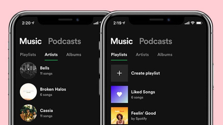 Nová hudební knihovna ve Spotify dává více prostoru podcastům