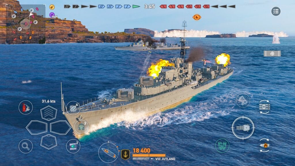 Na mobilech si nově můžete užívat námořní bitvy ve World of Warships