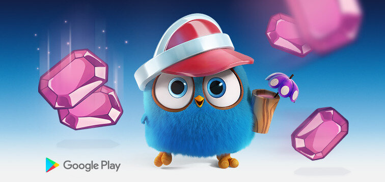 Získejte 100 drahokamů do hry Angry Birds Match