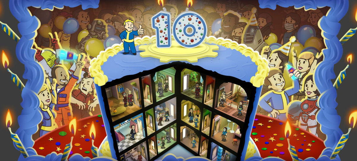 Fallout Shelter slaví 10 let. U této příležitosti rozdává dárky