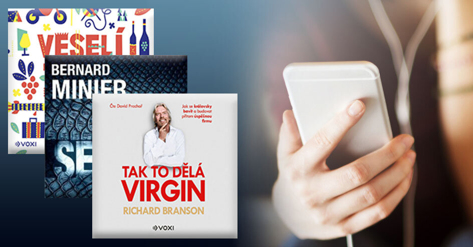 Třeštíková, Minier nebo Branson. 3 skvělé audioknihy z nového vydavatelství Voxi