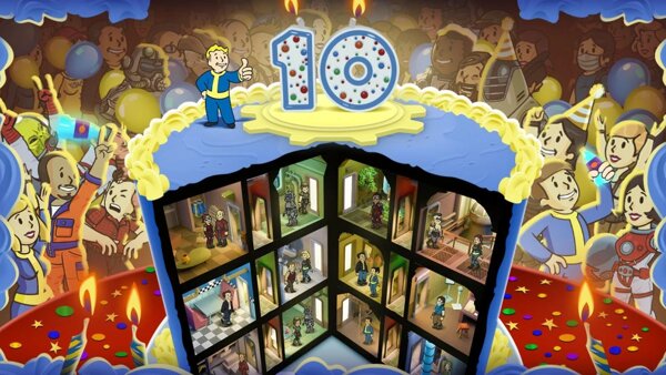 Fallout Shelter slaví 10 let. U této příležitosti rozdává dárky