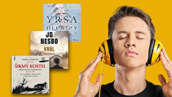 Zima, tma a napětí v uších: výběr audioknih se slevou 30 %