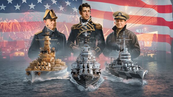 World of Warships: Legends slaví 250 let USA novými koráby a pokročilým radarem