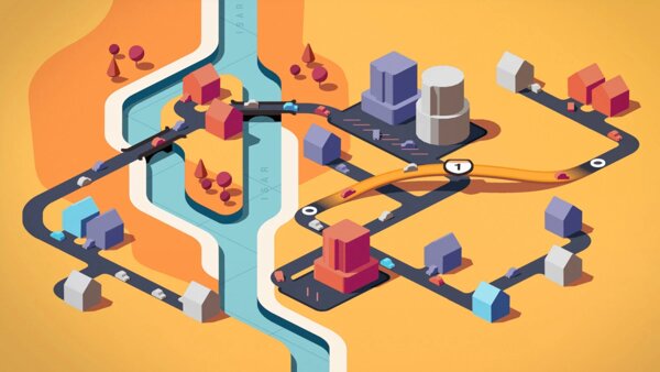 Mini Motorways přináší kreativní režim. Postavte si město podle svých představ