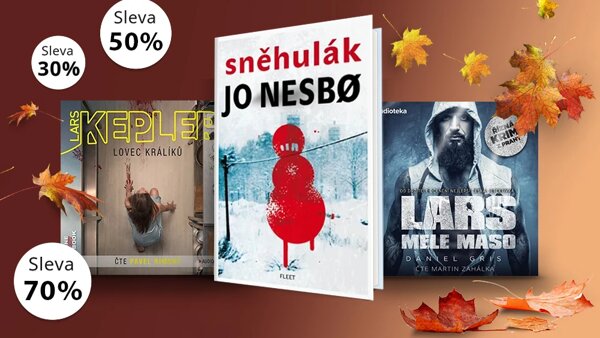 Saturnin, Sherlock a Harry Hole Ponořte se do zimního výběru audioknih se slevou až 50 %