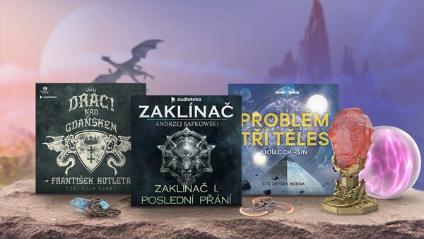 Sapkowski, Pratchett, Kotleta. Zaposlouchejte se (nejen) do fantasy se slevou 30 %