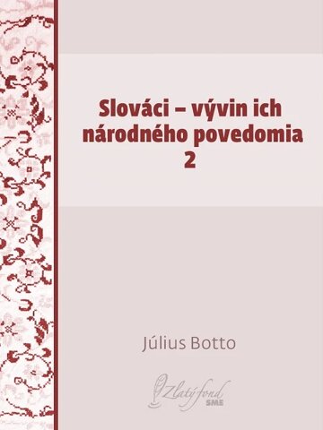 Obálka knihy Slováci — vývin ich národného povedomia 2