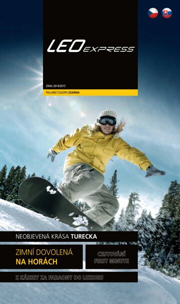Obálka e-magazínu LEO Express Zima 2014