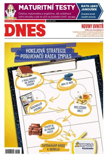 Obálka e-magazínu MF Dnes 28.4.2015