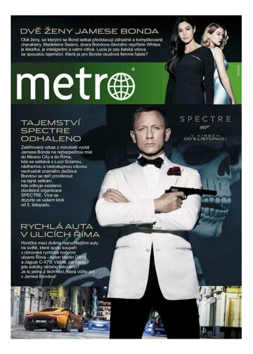 Obálka e-magazínu deník METRO 29.10.2015