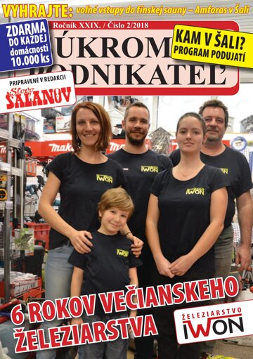 Obálka e-magazínu Súkromný podnikateľ 2/2018