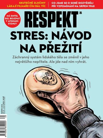 Obálka e-magazínu Respekt 35/2018