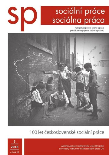 Obálka e-magazínu Sociální práce 5/2018 100 let československé