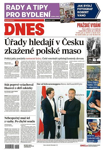 Obálka e-magazínu MF Dnes 30.1.2019