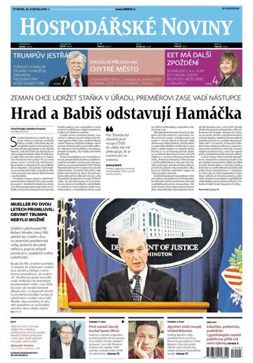 Obálka e-magazínu Hospodářské noviny 103 - 30.5.2019
