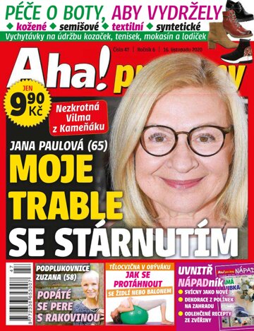 Obálka e-magazínu AHA! pro ženy 47/2020