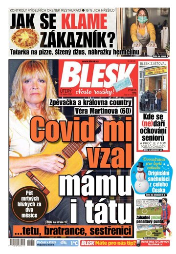 Obálka e-magazínu Blesk 19.1.2021