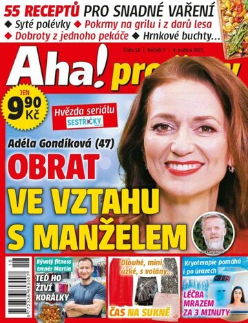 Obálka e-magazínu AHA! pro ženy 18/2021