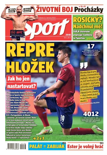 Obálka e-magazínu Sport 11.6.2022