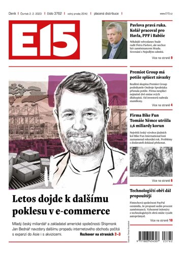 Obálka e-magazínu E15 2.2.2023