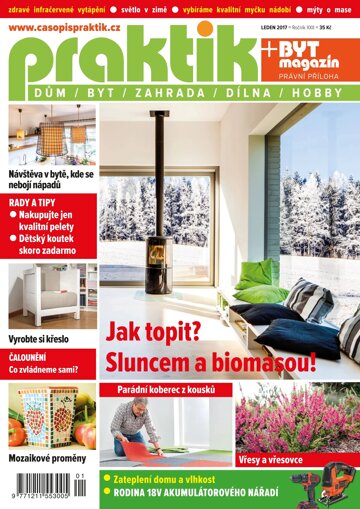 Obálka e-magazínu PRAKTIK & příloha Byt magazín 1/2017