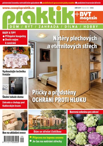 Obálka e-magazínu PRAKTIK & příloha Byt magazín 9/2017