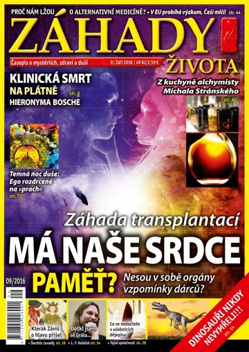 Obálka e-magazínu Záhady života 9/2016