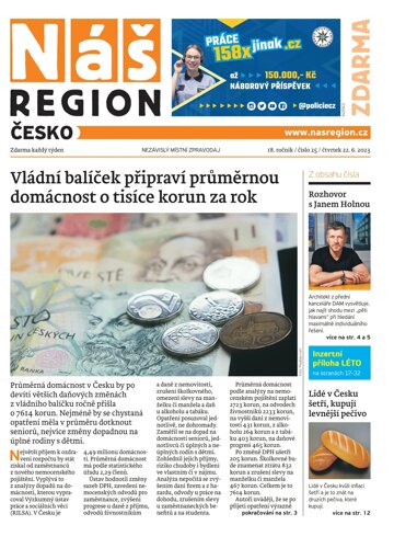 Obálka e-magazínu Náš Region - Česko 25/2023